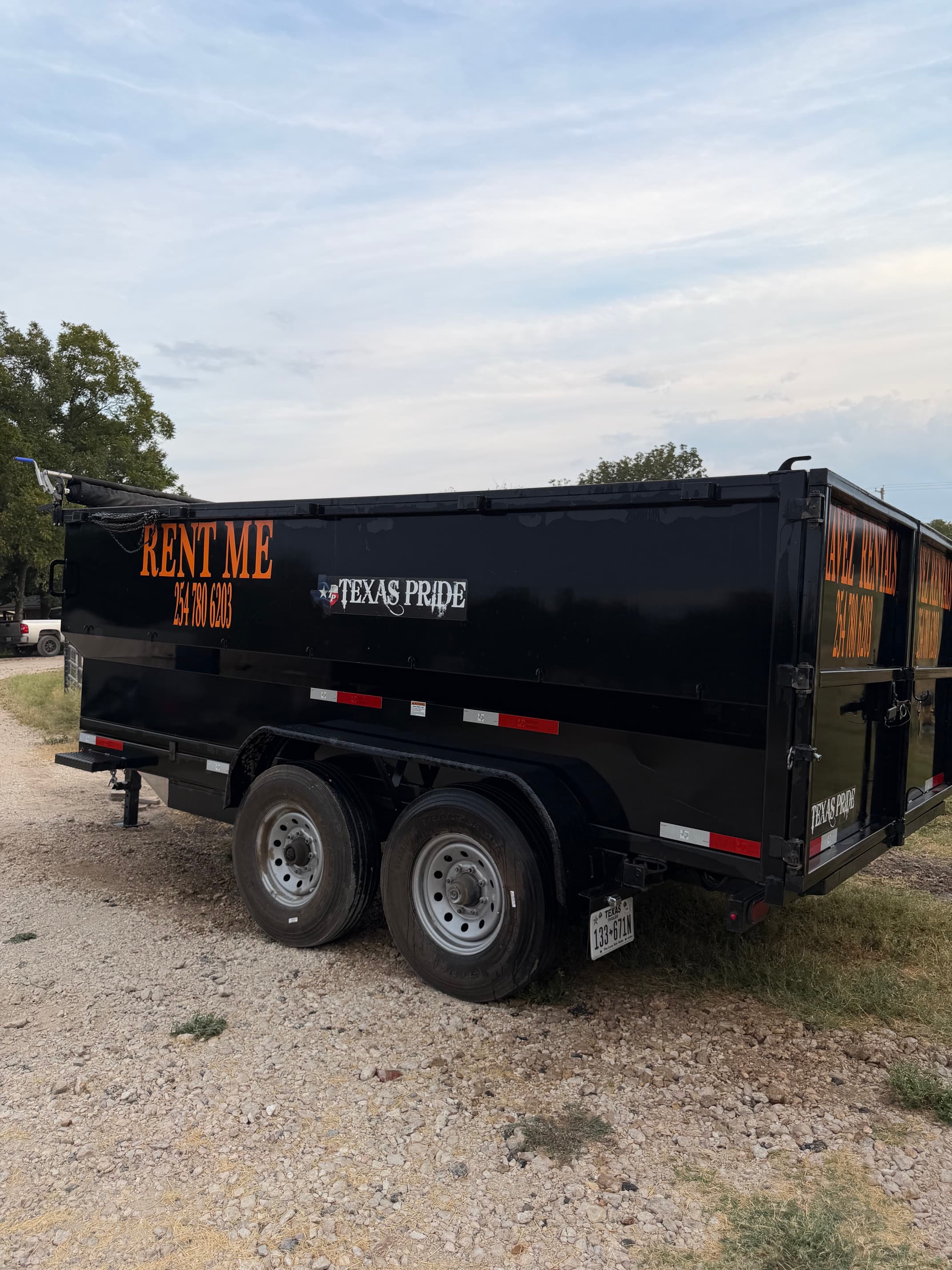 Dump Trailers available for rent